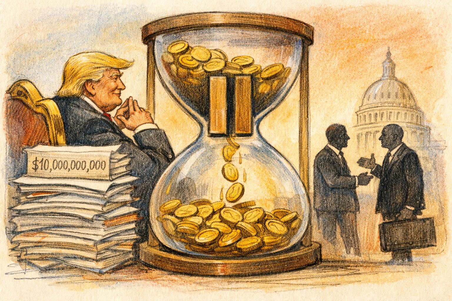 Trump&rsquo;s $10 billion IRS suit is on pause talks, not a resolution