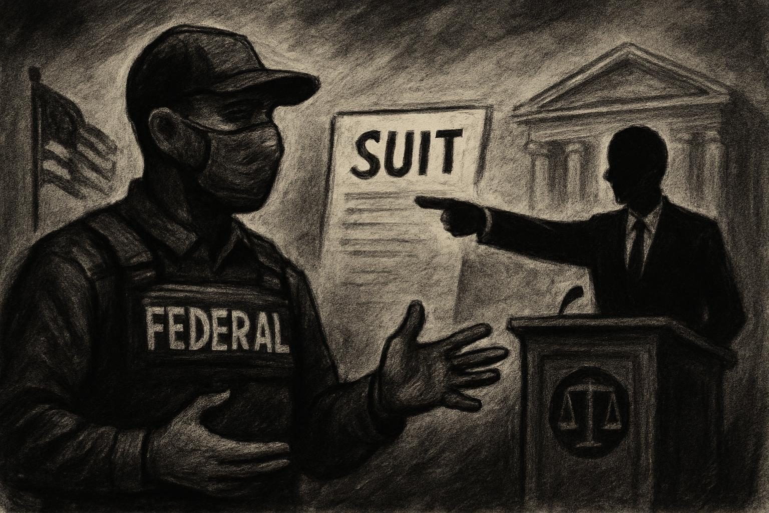 Justice Department sues Connecticut over mask, ID and force rules for federal officers