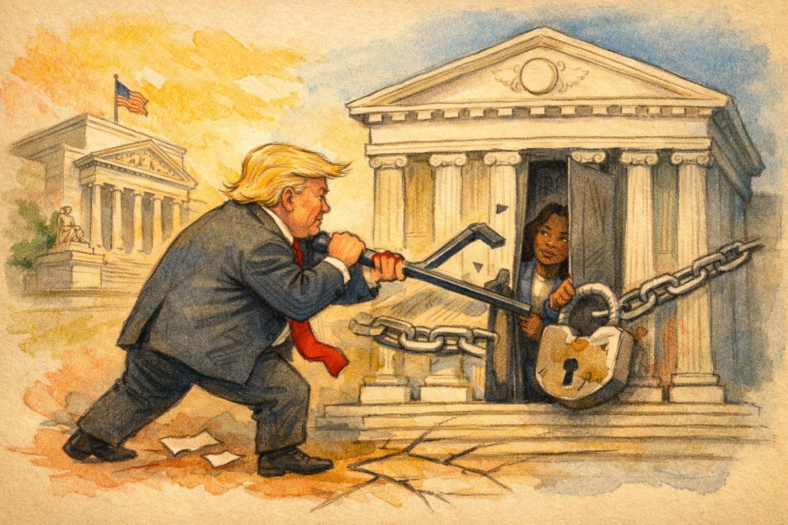 Trump&rsquo;s Fed Fight Still Tests the Limits of Presidential Power