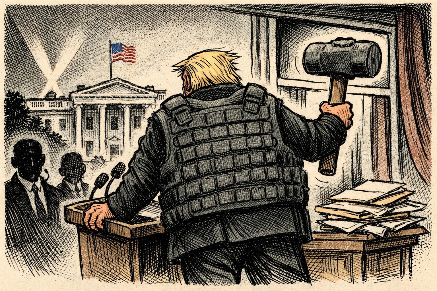 Trump&rsquo;s &ldquo;Radical Left Terrorism&rdquo; Campaign Is a Blunt Instrument in a Bulletproof Vest