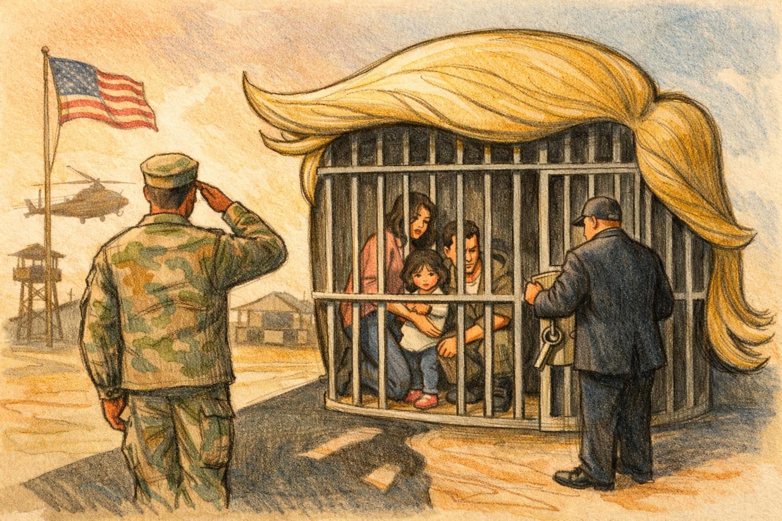 Trump&rsquo;s immigration machine is detaining military spouses and parents