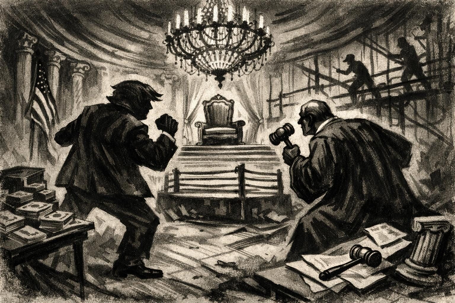 Trump&rsquo;s ballroom fight keeps chewing through the legal system