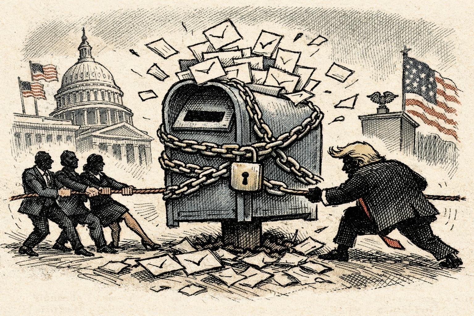 States hit USPS again over Trump&rsquo;s mail-voting scheme