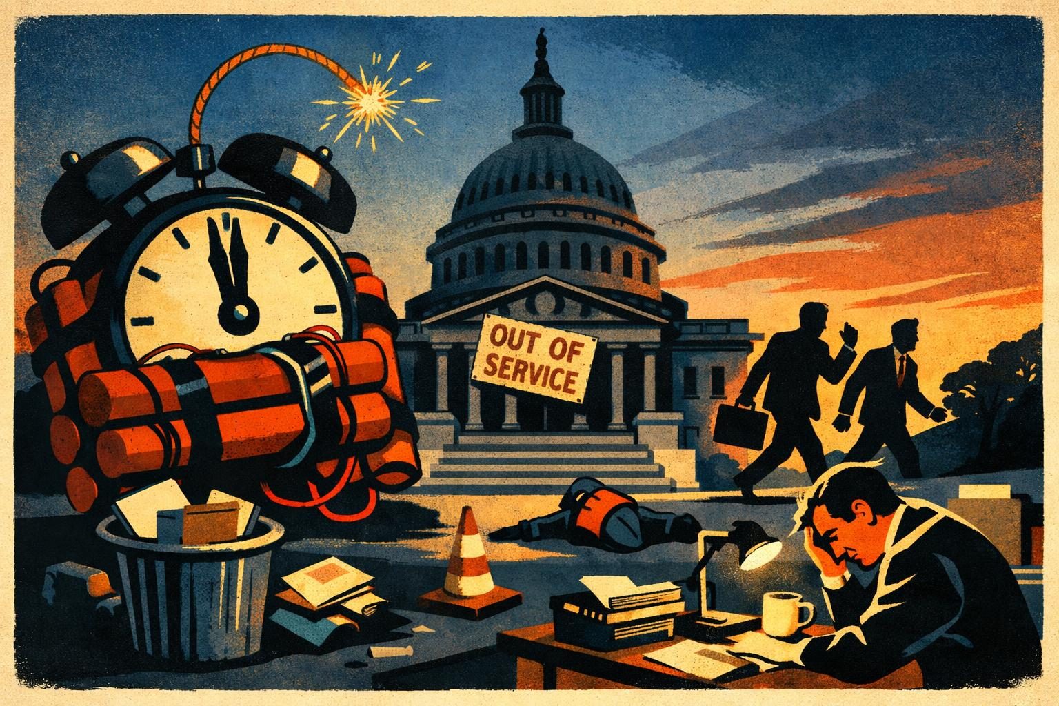 House wraps the day without solving the shutdown mess, because apparently governance can always be postponed until after the next panic