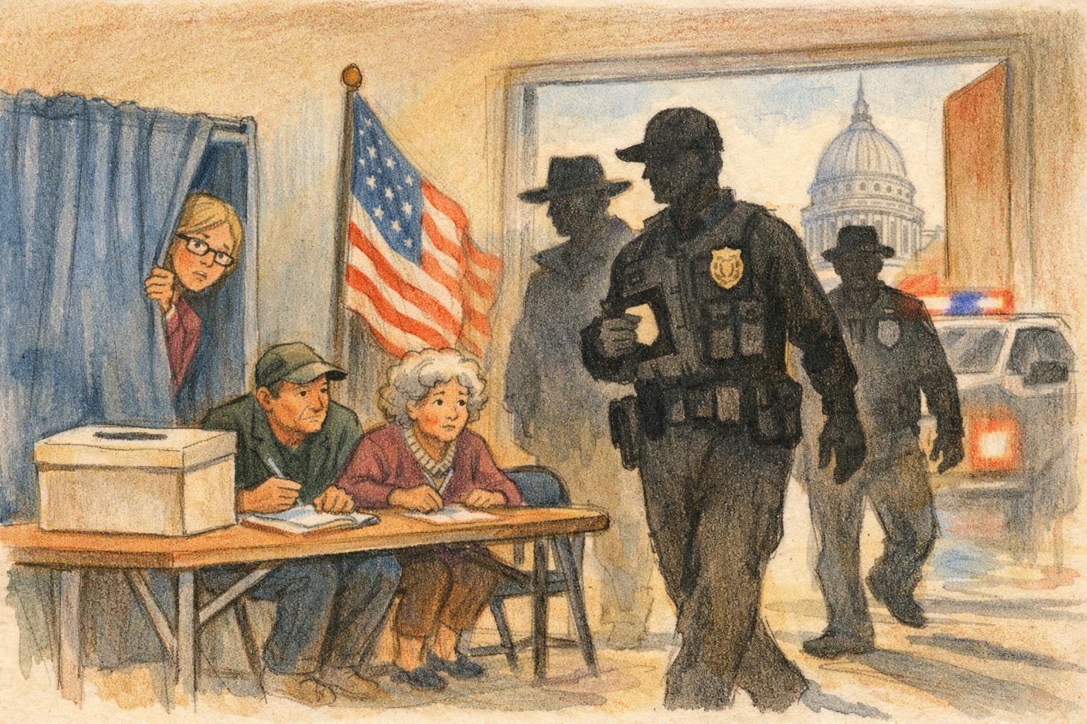 Wisconsin starts preparing for federal officers showing up at polling places