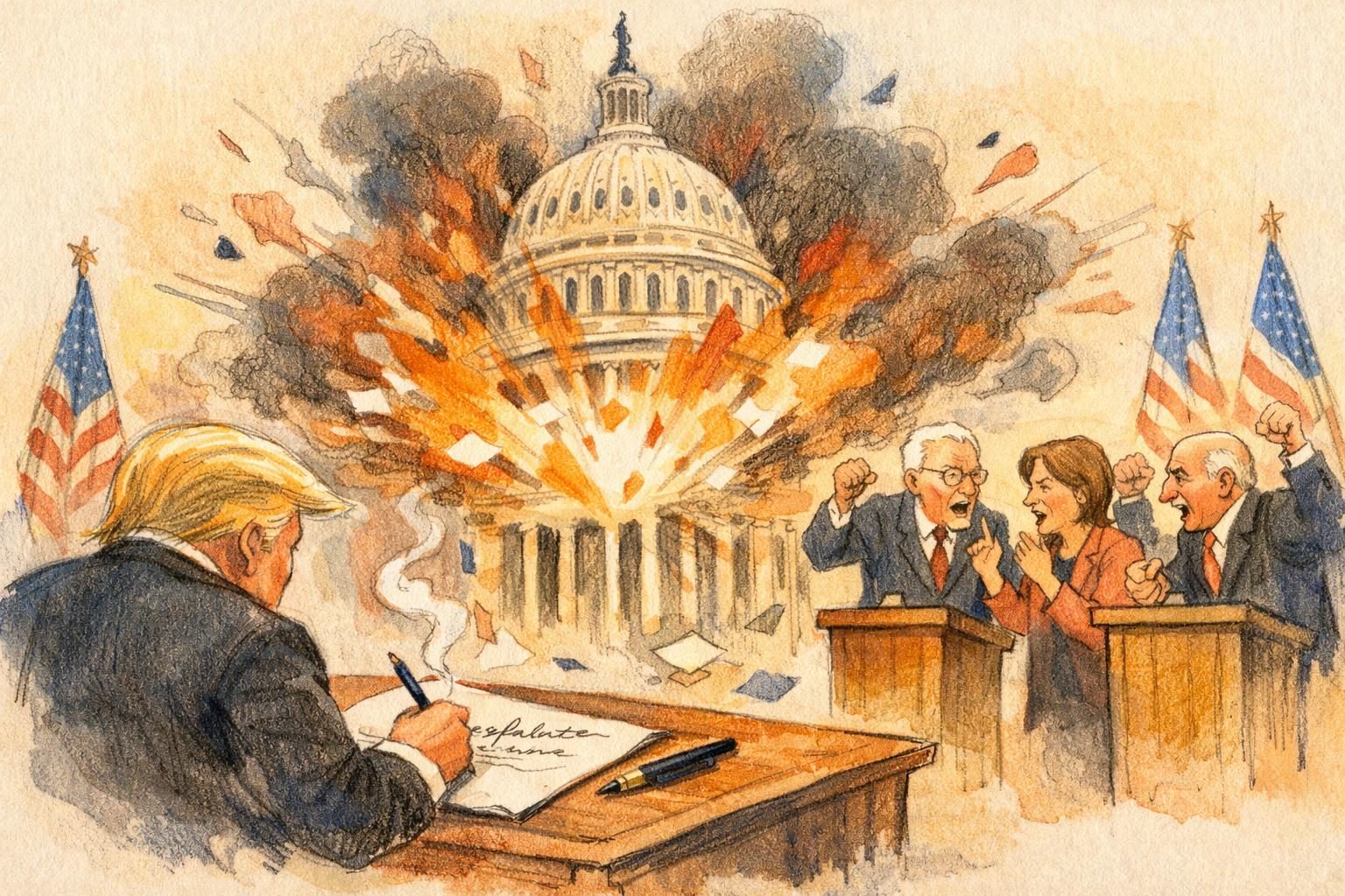 Trump&rsquo;s Russia sanctions waiver blows up in Congress before the ink is dry